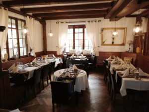 salle à manger restaurant de l'Ange à Niedermorschwihr