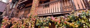 Hôtel de l'Ange côté balcon